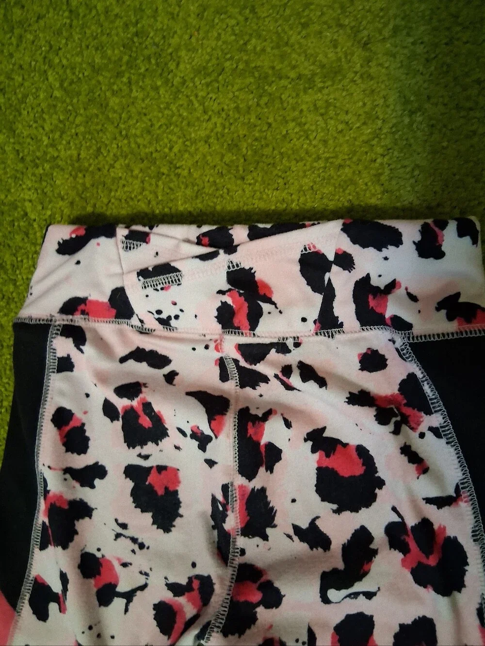 GUC Justice Girls Pink Leopard Print Leggings Size Girls S (7/8)